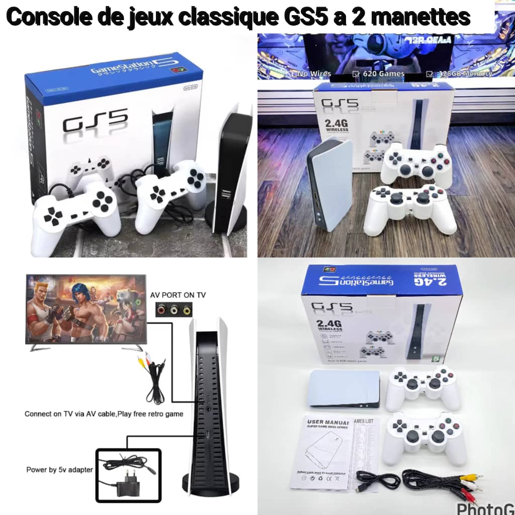 Console de jeux GS5 - 620 jeux intégrés