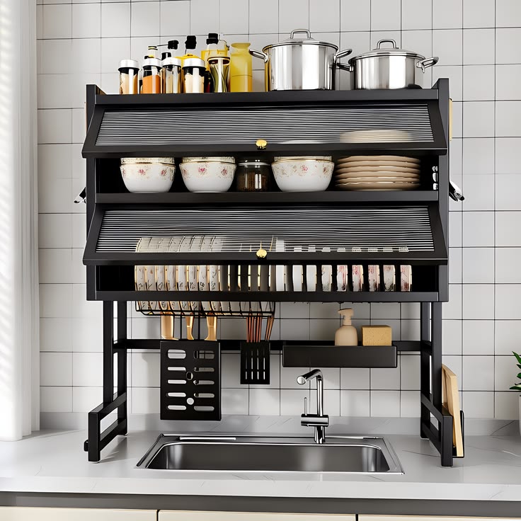 Étagère de rangement de cuisine multifonctions