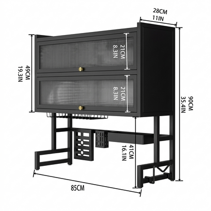 Étagère de rangement de cuisine multifonctions