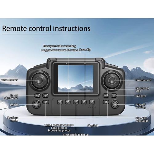 Drone E77 air avec Télécommande Ecran