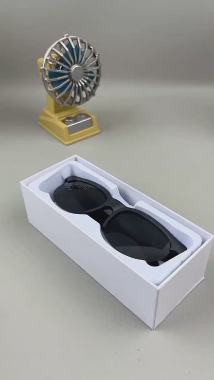 Lunette audios avec écouteurs